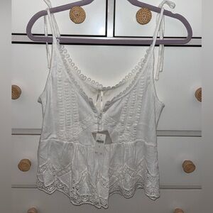 anthropologie lace cami